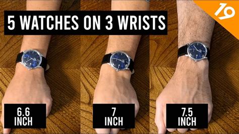 36mm watch on 6 inch wrist